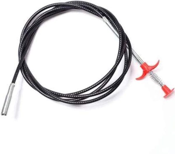 Drain cleaning pipe, Clog remover cleaning household for kitchen bending sink tool. - Image 3